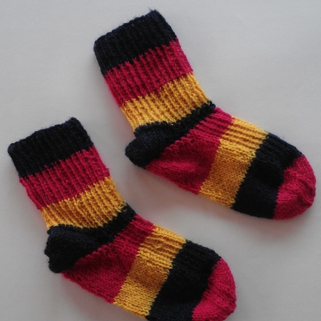 Socken Gr. 24/25 - Farben der Nationen - Deutschland