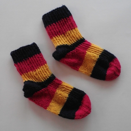 Socken Gr. 24/25 - Farben der Nationen - Deutschland