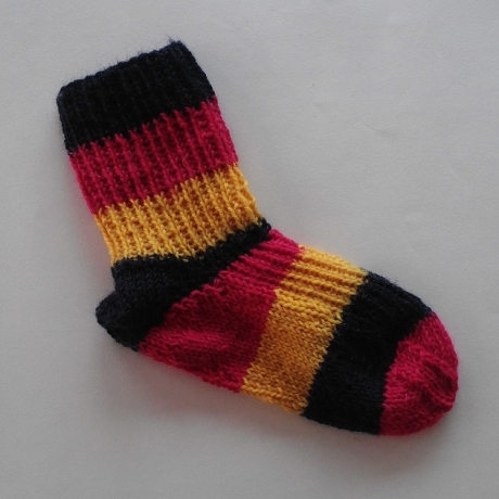 Socken Gr. 24/25 - Farben der Nationen - Deutschland