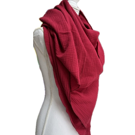 Musselin Tuch XXL | Schal | Halstuch | Dreieckstuch | 42 Farben