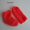 Spiralsocken für Kinder  Gr. 16/17 orange