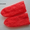 Spiralsocken für Kinder  Gr. 16/17 orange