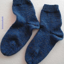 Socken (dick)  Gr.40/41 handgestrickt  blau / meliert Socken (dick)  Gr.40/41 handgestrickt  blau / meliert