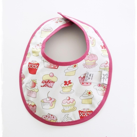 Upcycling Lätzchen Cupcake