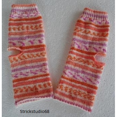 Yoga-Socken Gr. 36/37 handgestrickt für Wollallergiker geeignet