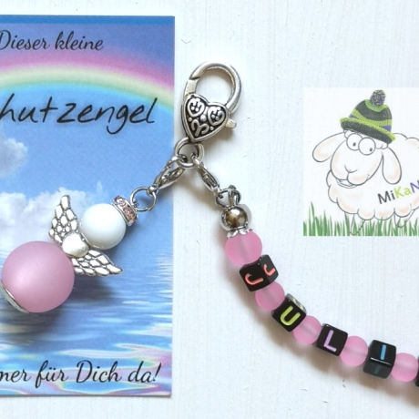 Schutzengelanhänger mit Namen