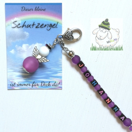 Schutzengelanhänger mit Namen
