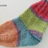 Kindersocken Gr.22/23 bunt handgestrickt für Frühjahr/Sommer