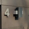 HAUSNUMMER aus BETON | 24cm Arial Narrow | 3D Optik  Top Design