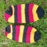 Sneaker-Socken Gr. 38/39 - Farben der Nation - Deutschland