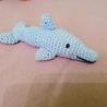 Gehäkelter Delfin in verschiedenen Farben, Geschenk, Kuscheltier