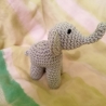 Gehäkelter Elefant, Geschenk, Spielzeug, Kuscheltier, Talisman