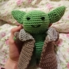 Gehäkelter Baby Yoda, Star wars, Kuscheltier, Geschenk, Deko