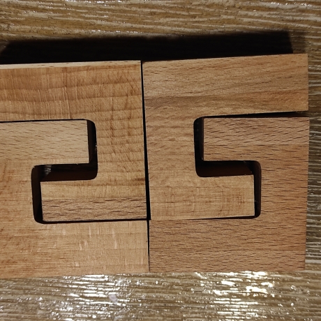 Klebehaken Holz/ Set/ Wandhaken / ohne bohren / Haken aus Buche