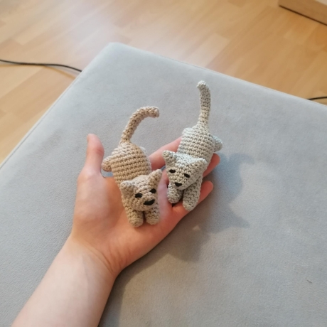 Gehäkelte Katze Kuscheltier Spielzeug Geschenk Anhänger Mobile