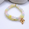 Armband Set Achat und Jade Schutzstein Schwangerschaft Damen