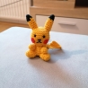 Pokemon Plüschtier Pikachu gehäkelt als Geschenk/Fanartikel