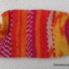 Sneaker  Gr. 38/39 handgestrickt  gelb, pink, orange,weiß