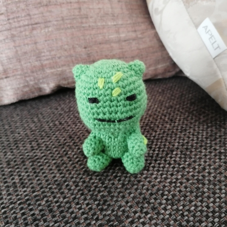 Pokemon Plüschtier gehäkelt Bisasam als Geschenk/Fanartikel