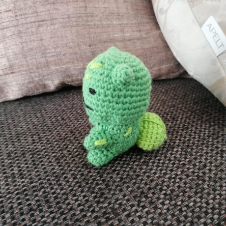 Pokemon Plüschtier gehäkelt Bisasam als Geschenk/Fanartikel