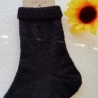 Socken - Gr.42/43 - handgestrickt - schwarz