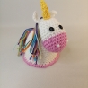 Einhorn Eierwärmer gehäkelt zur Dekoration oder als Geschenk
