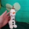 Schneemann Olaf Frozen gehäkelt Kuscheltier Spielzeug Geschenk