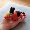 Pokemon Plüschtier gehäkelt Floink (Geschenk, Fanartikel, Deko)