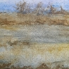 Herbst an der Elbe - Eitempera auf Aquarellpapier, 21 x 29,7 cm