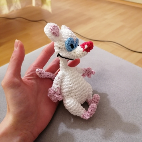 Pinky and the brain Figur gehäkelt Geschenk Kuscheltier Spielzeug