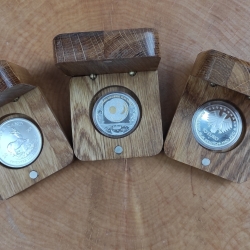 Münzetui, Münzetui aus Holz, Münzetui personalisiert