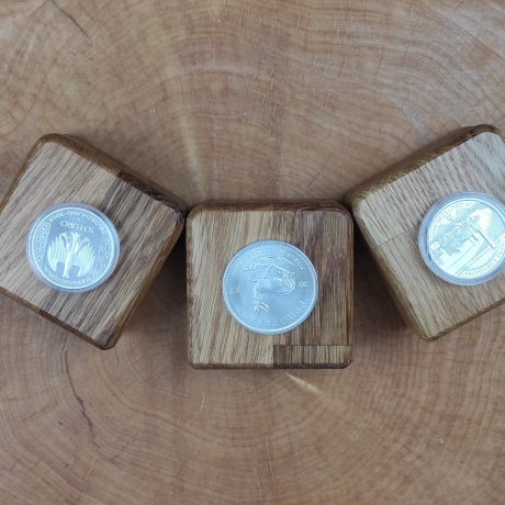 Münzetui, Münzetui aus Holz, Münzetui personalisiert