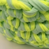 Utensilo Korb Textilgarn gehäkelt neongelb mintgrün