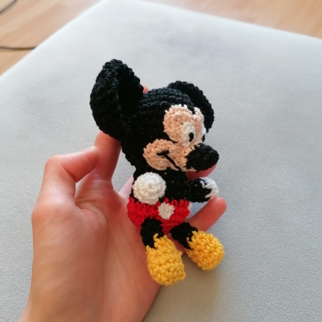 Micky und Minnie Maus gehäkelt Kuscheltier Spielzeug Geschenk