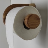 Klopapierhalter aus Holz, Papierrollenhalter WC