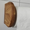 Klopapierhalter aus Holz, Papierrollenhalter WC