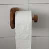 Klopapierhalter aus Holz, Papierrollenhalter WC