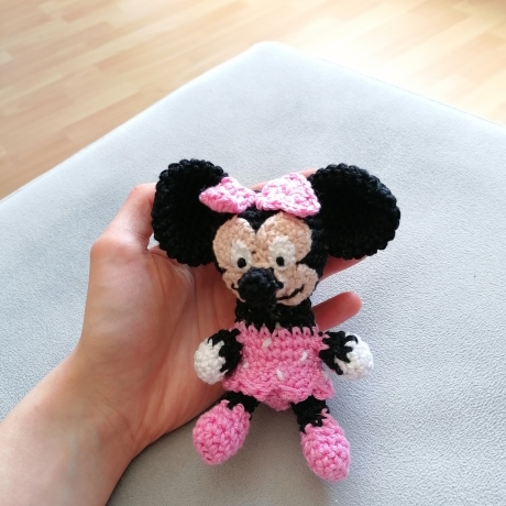 Micky und Minnie Maus gehäkelt Kuscheltier Spielzeug Geschenk