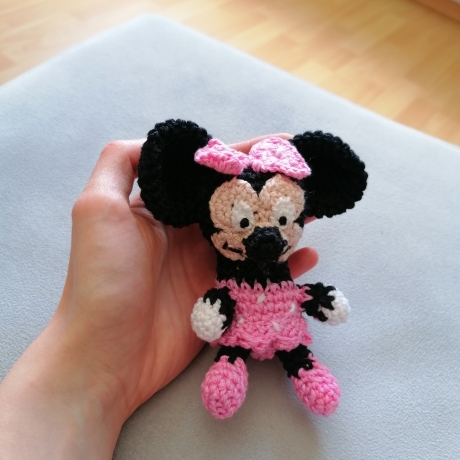 Micky und Minnie Maus gehäkelt Kuscheltier Spielzeug Geschenk