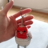 Rotkehlchen gehäkelt Geschenk Spielzeug Kuscheltier Anhänger