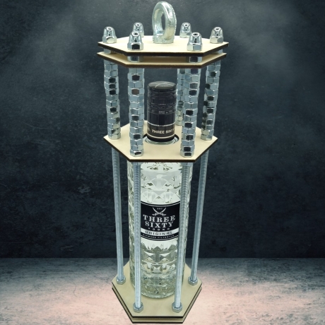 Flaschenkäfig Vodka – Kleine Gemeinheit für großen Spaß