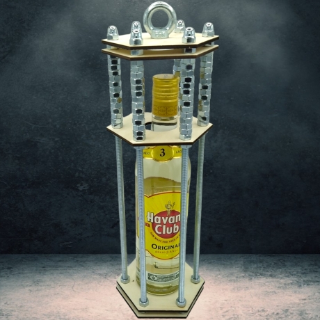 Flaschenkäfig Havana Club - Kleine Gemeinheit für großen Spaß