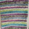 Schlauchschal mit 2 farbigen Patentmuster - handgestrickt  