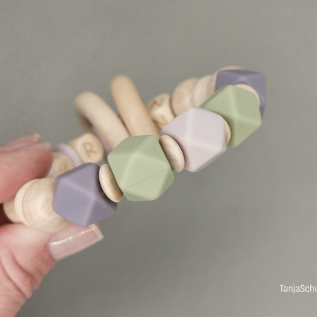 Baby - Greifring, personalisiert mit Namen