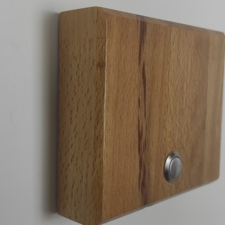 Klingelschild aus Holz / Klingelschild personalisiert
