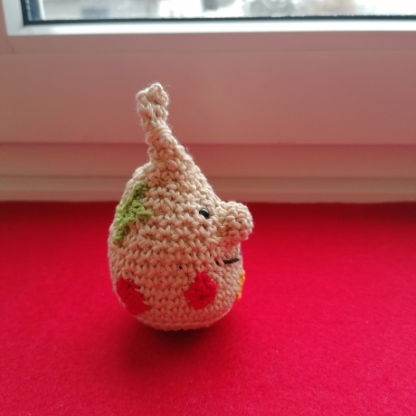 Beutolomäus gehäkelt als Kuscheltier Spielzeug für Weihnachten