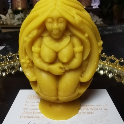 Göttin Bienenwachs  Kerze in mir zu Hause