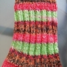 Socken dickere - Gr.38/39 - handgestrickt - Blockstreifen  