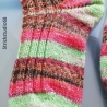 Socken dickere - Gr.38/39 - handgestrickt - Blockstreifen  