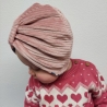 Warme Turban Mütze *rosa*